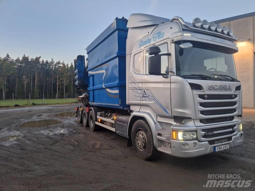 Scania R 580 LB Дробилки за клони