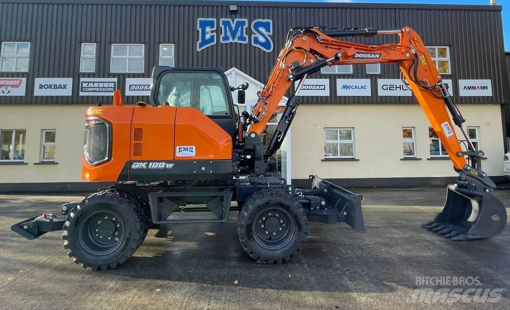 Doosan DX100W-7 Колесни екскаватори