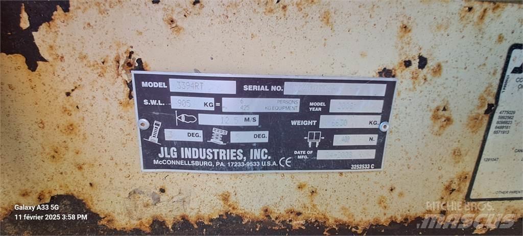 JLG 3394RT Ножични работни платформи