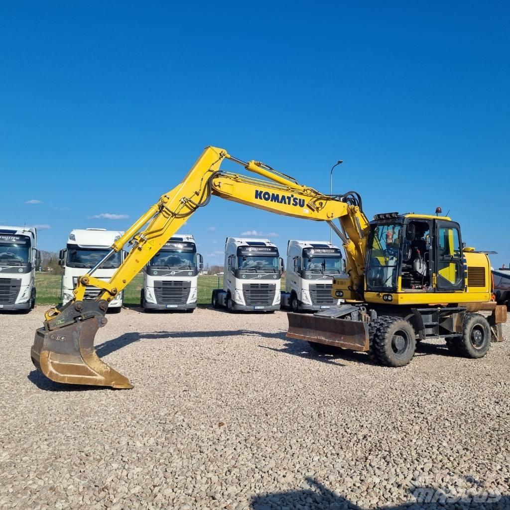 Komatsu PW160 - 11 Колесни екскаватори