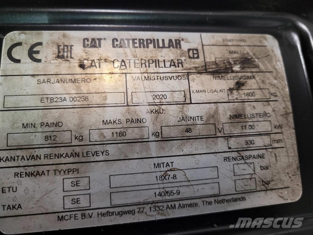 CAT EP16 ANT Електрически вилични кари-повдигачи