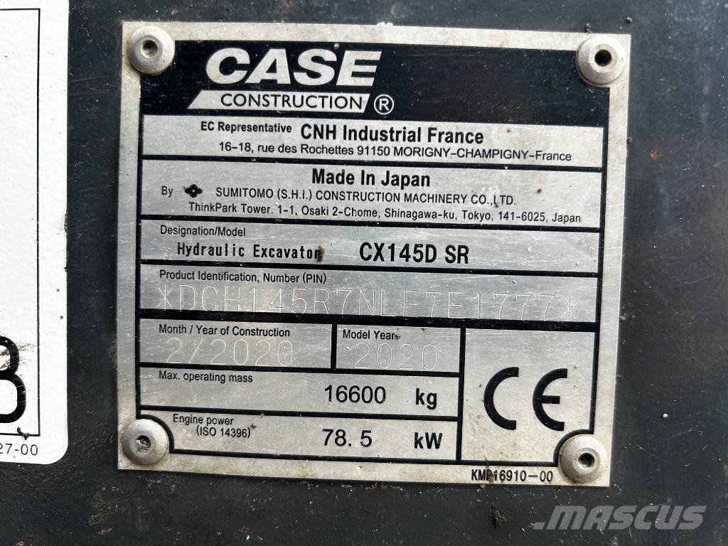 CASE CX 145 D SR Верижен екскаватор