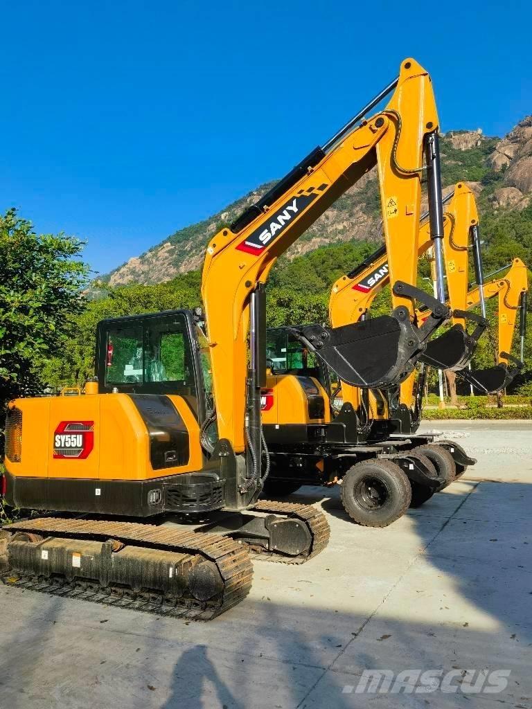 Sany sy55u Мини екскаватори < 7 т
