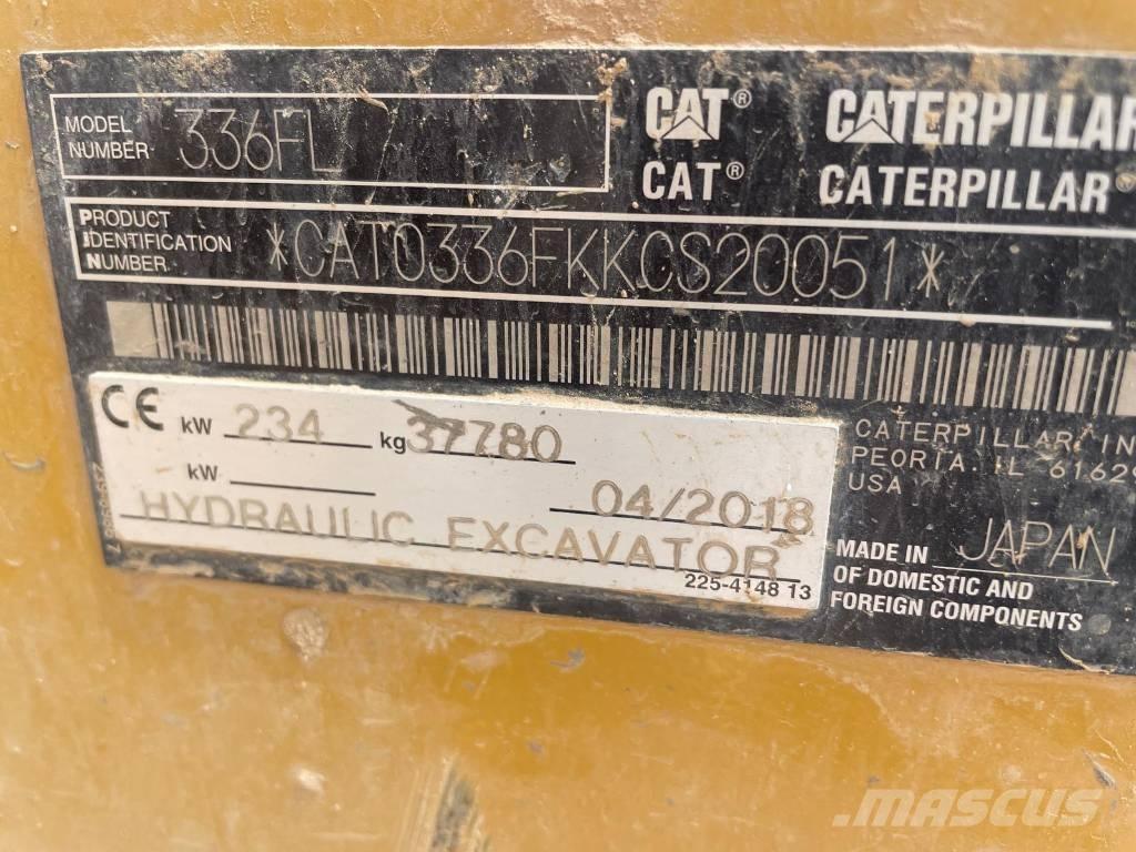CAT 336FL Верижен екскаватор