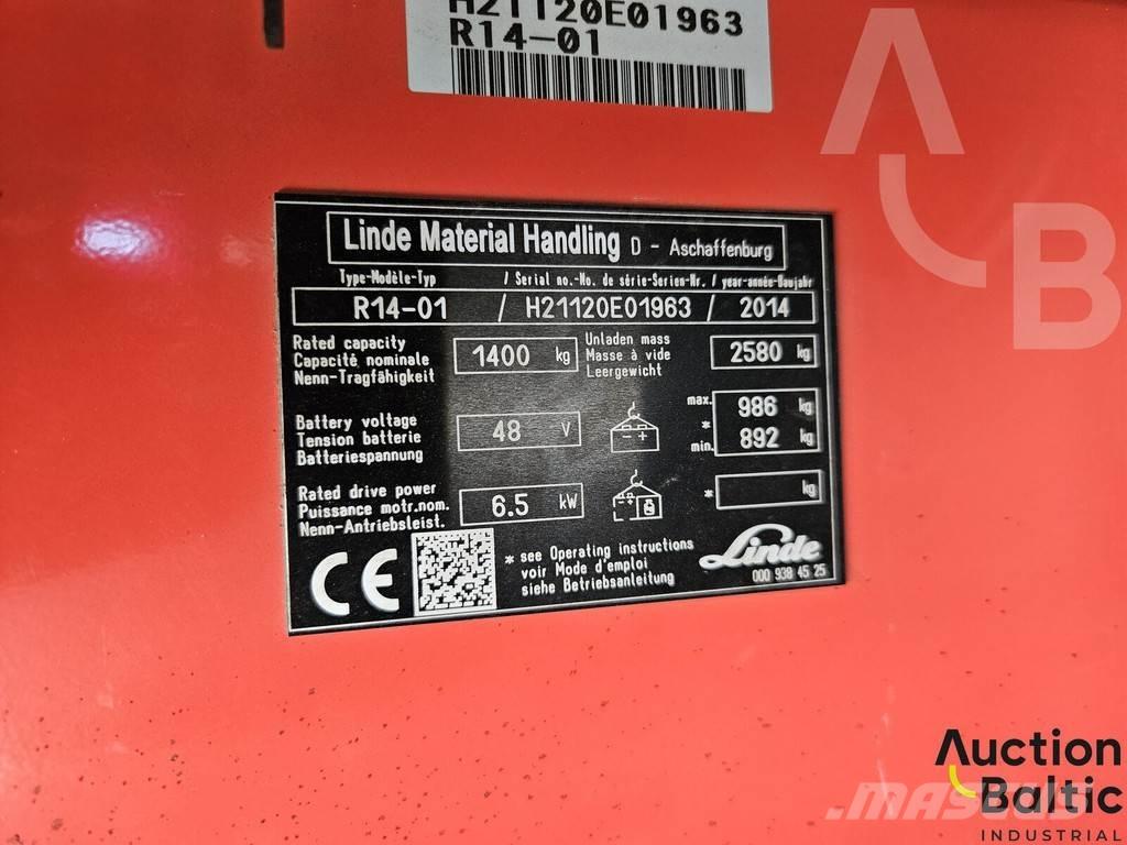 Linde R14-01 Машини за комисиониране средноповдигачи