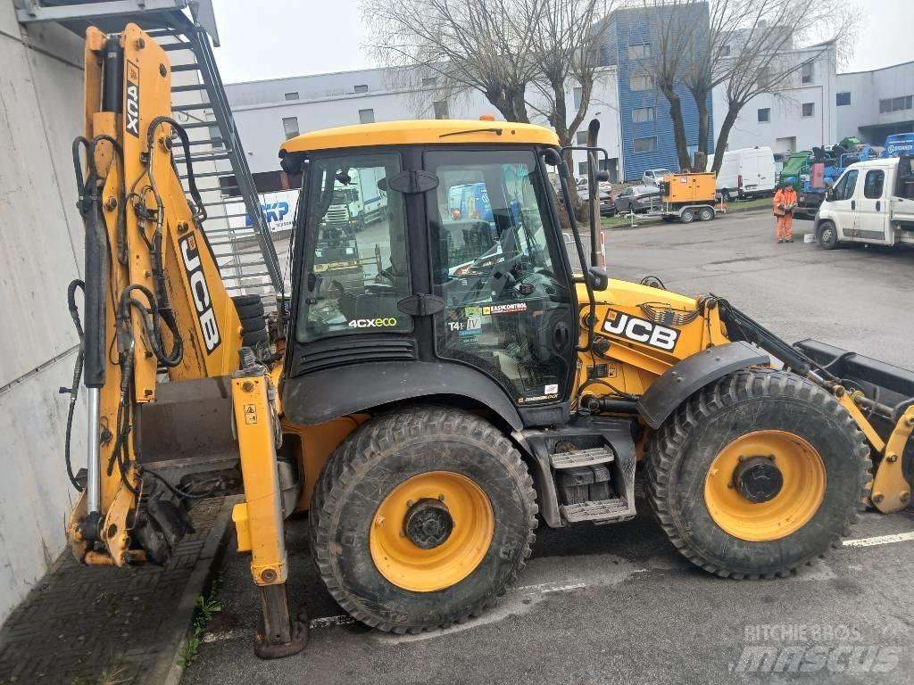 JCB 4cxAEC joystick Товарач със заден ексватор