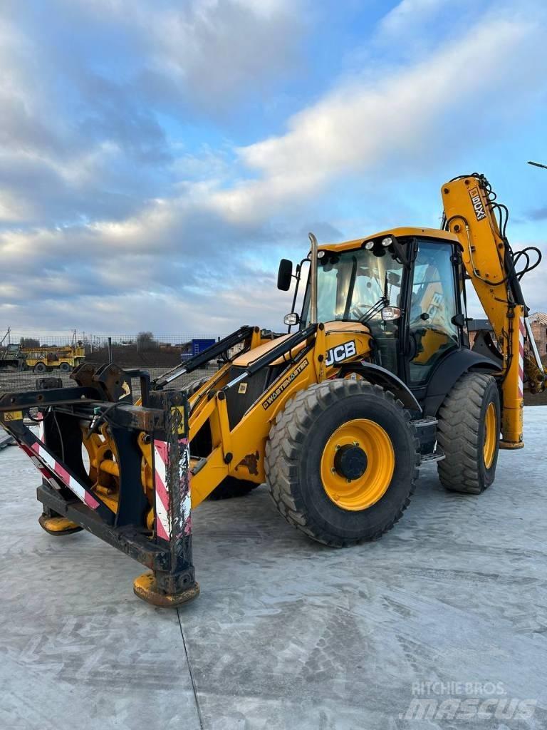 JCB 5CX Wastemaster Товарач със заден ексватор