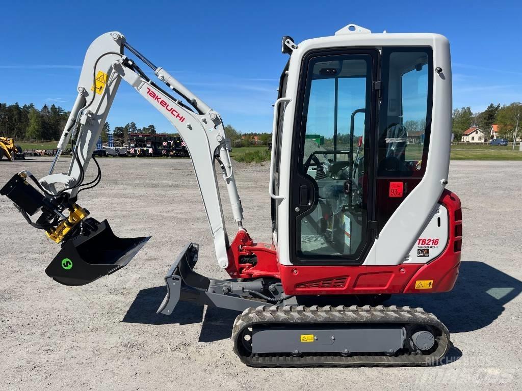 Takeuchi TB 216 A Мини екскаватори < 7 т