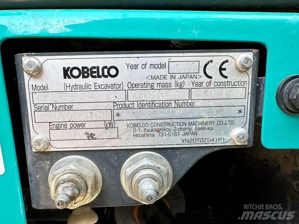 Kobelco SK17SR-3E Мини екскаватори < 7 т