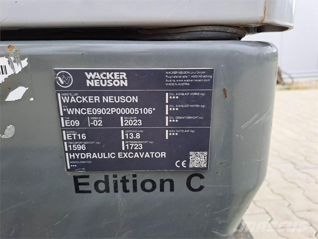 Wacker Neuson ET16 Верижен екскаватор