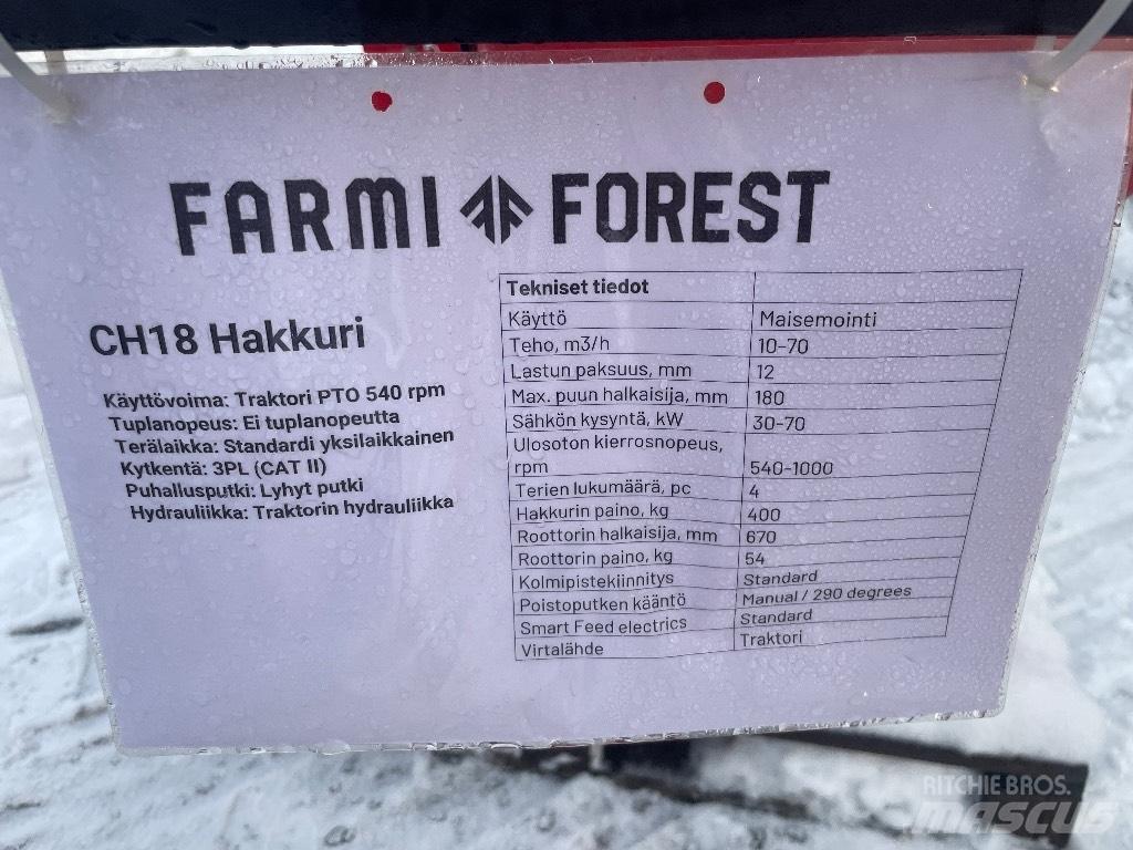 Farmi Forest CH18 Дробилки за клони