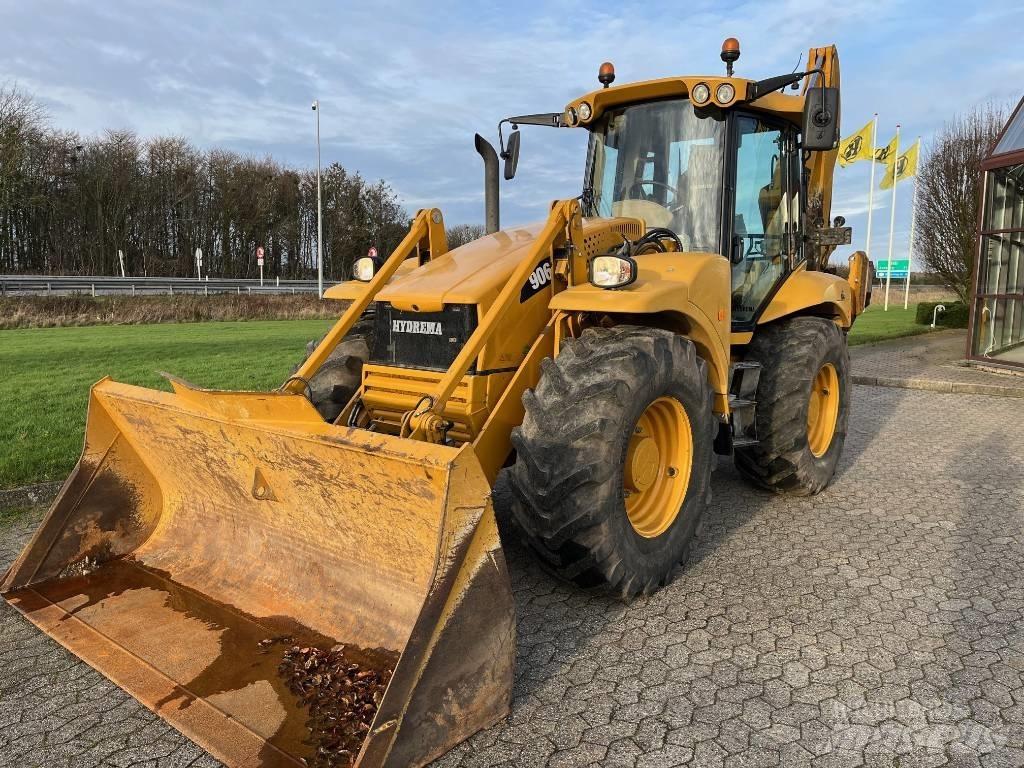 Hydrema 906F Товарач със заден ексватор