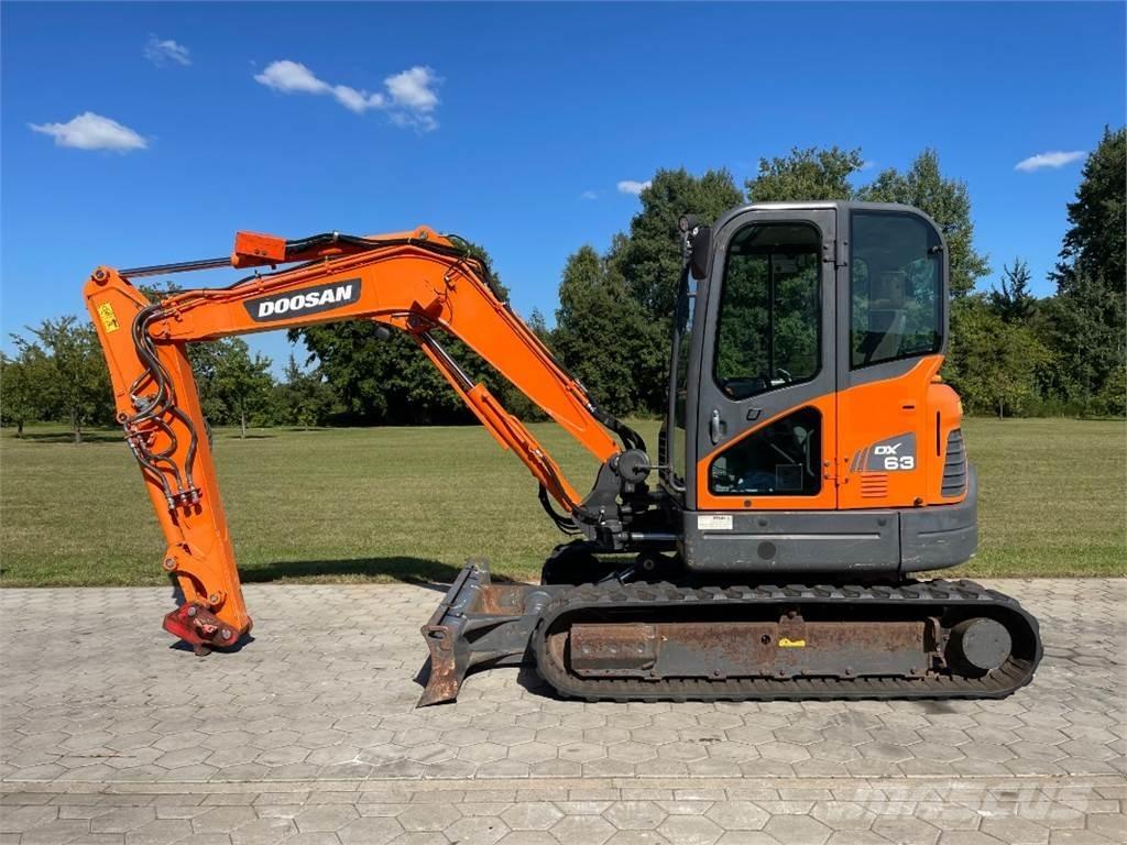 Doosan DX63-3 Мини екскаватори < 7 т