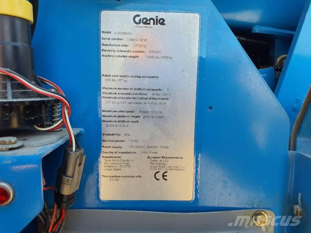 Genie Z30/20N Съчленени стрелови подемници
