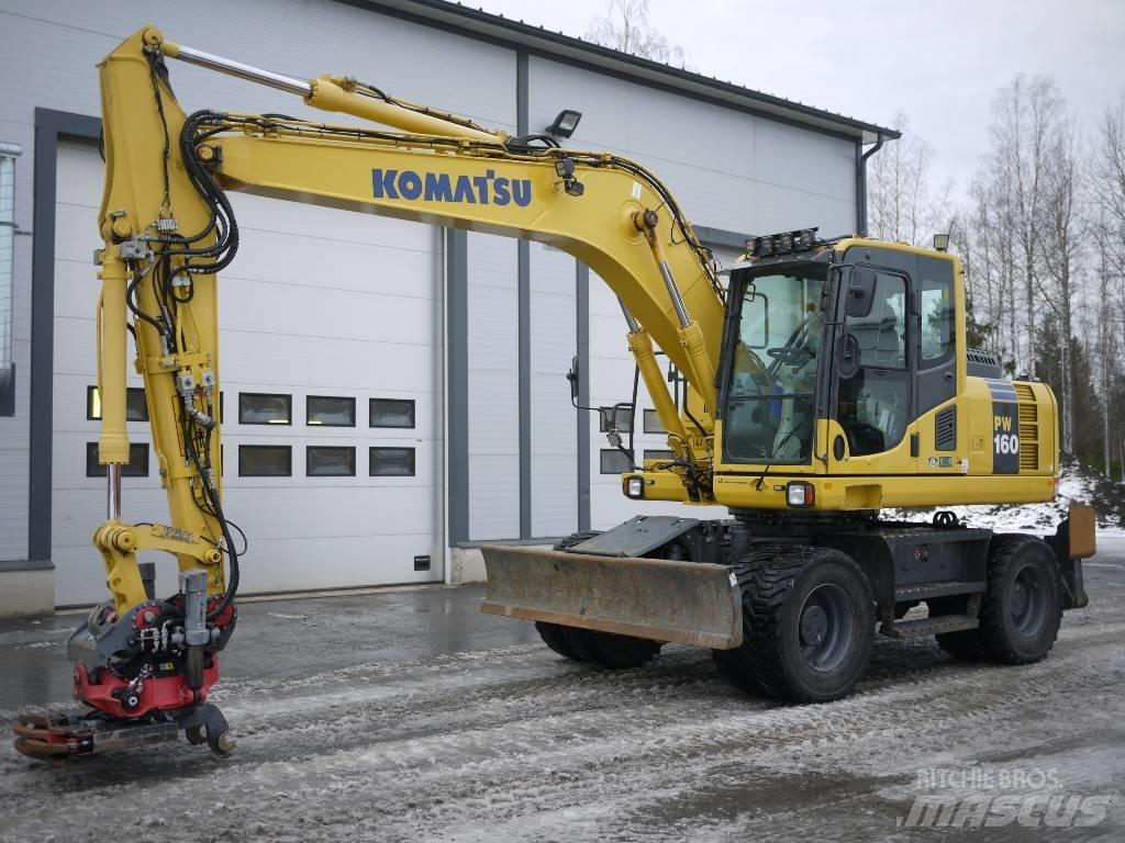 Komatsu PW 160-8 Колесни екскаватори
