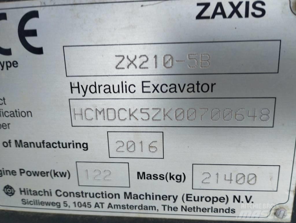 Hitachi ZX 210-5B Верижен екскаватор