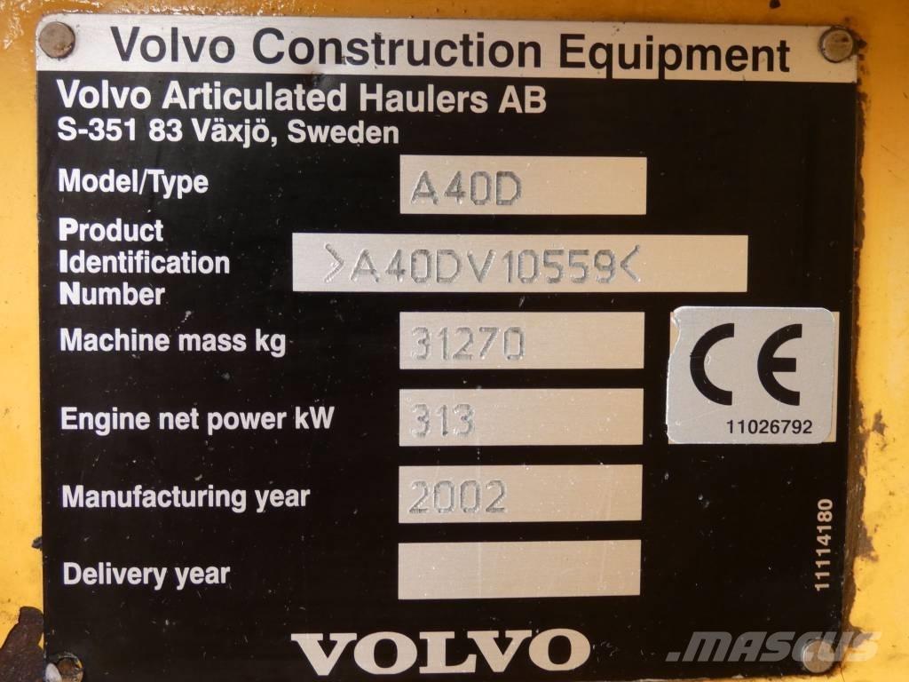 Volvo A 40 D Дъмпери/моторни превозни средства