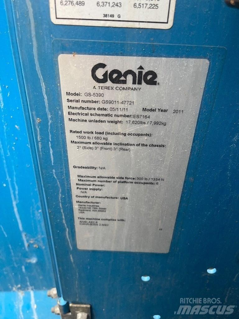 Genie GS 5390 Ножични работни платформи