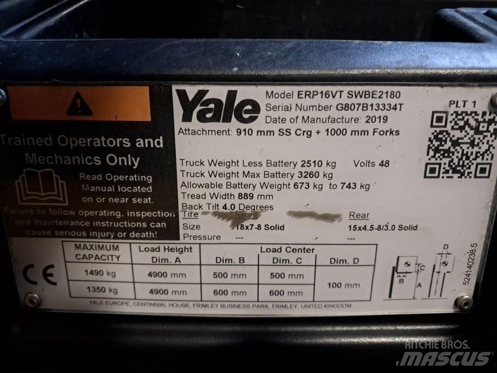 Yale ERP16VT Електрически вилични кари-повдигачи