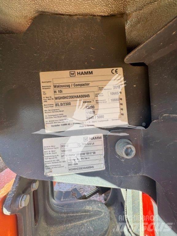 Hamm H10i Еднобарабанни ролки
