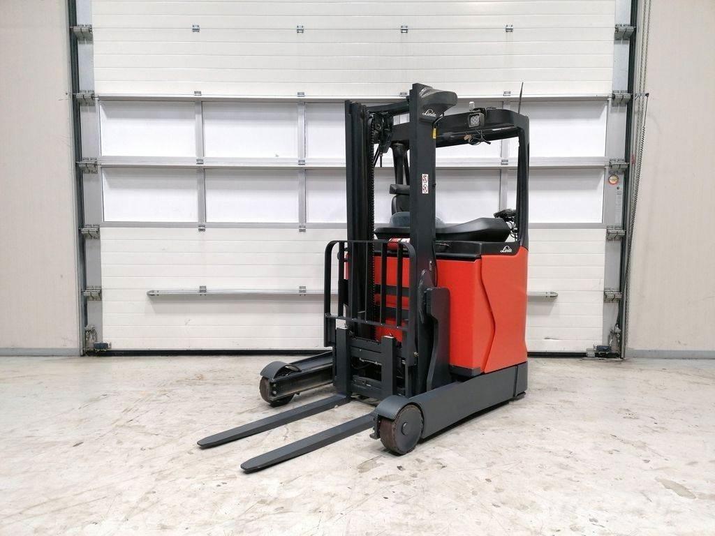 Linde R14B-01 Ретрак/ Високоповдигач с изместване на вилката напред