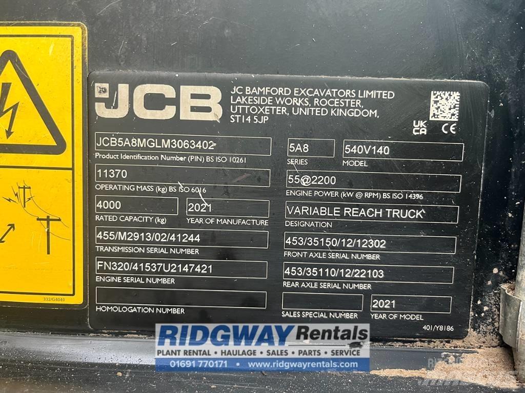 JCB 540-140 Телескопични товарачи
