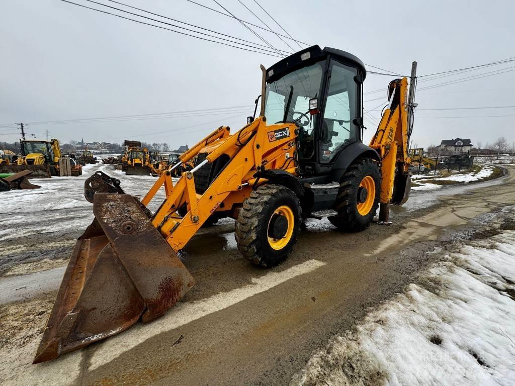 JCB 3CX, JOYSTICK Товарач със заден ексватор