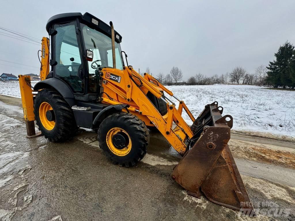 JCB 3CX, JOYSTICK Товарач със заден ексватор
