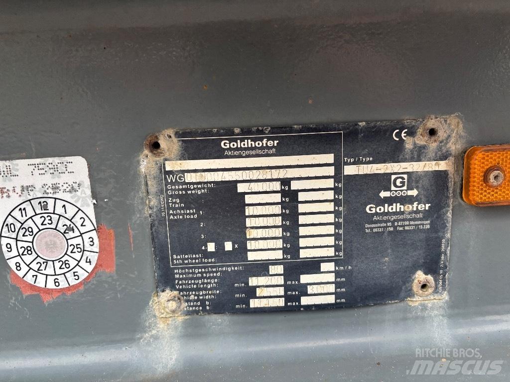 Goldhofer Tieflader Нискотоварачи