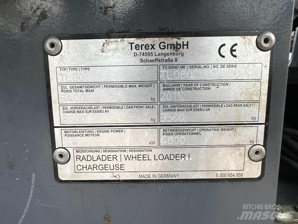 Terex TL 80 Колесни товарачи