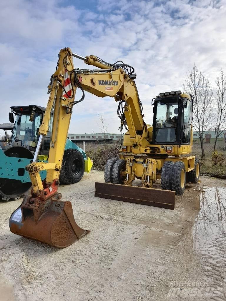 Komatsu PW118MR-8 Колесни екскаватори
