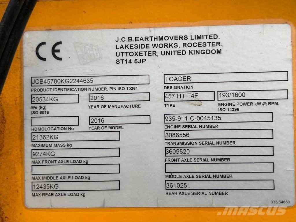 JCB 457 HT Колесни товарачи