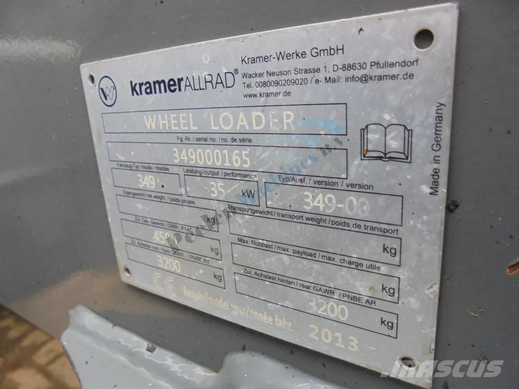 Kramer 550/349 Колесни товарачи