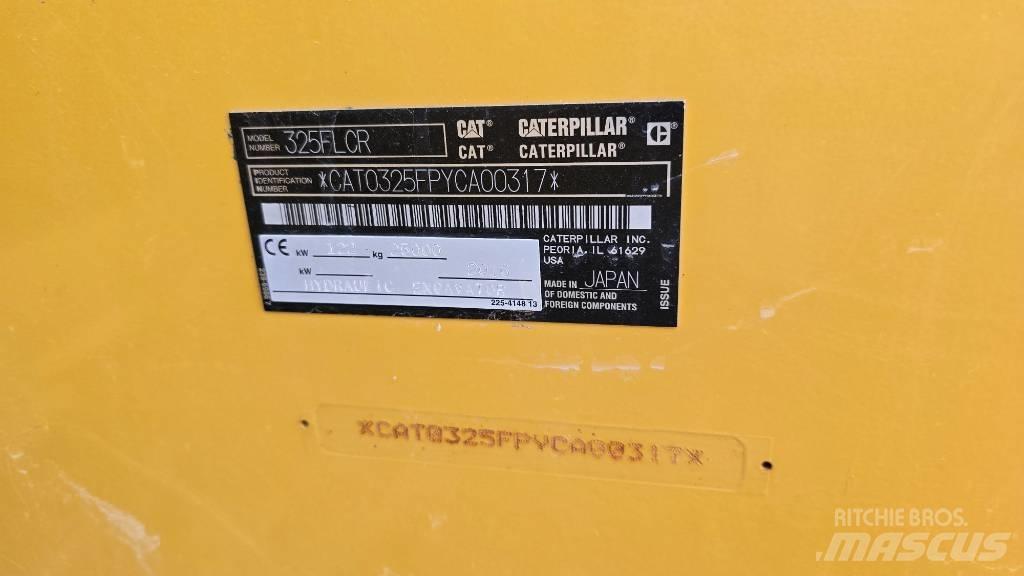 CAT 325 FL CR Верижен екскаватор