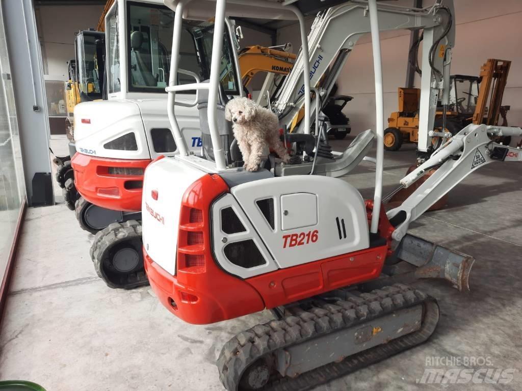 Takeuchi TB216 Мини екскаватори < 7 т