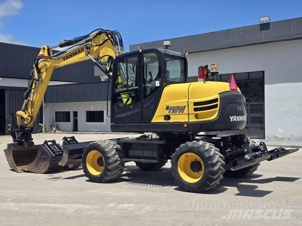 Yanmar B 110 W Колесни екскаватори