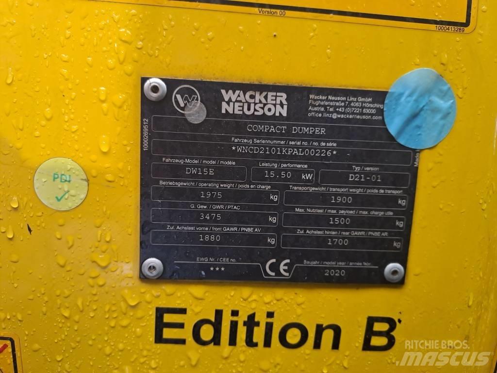 Wacker Neuson DW15e Странични самосвали