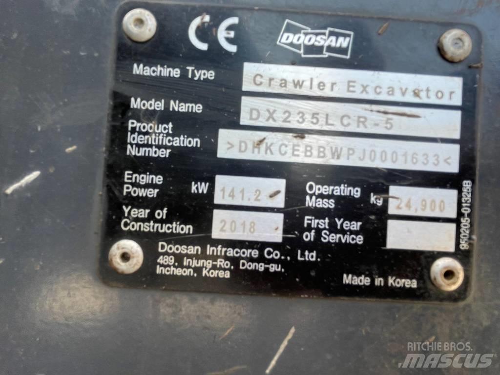Doosan DX 235 LCR-5 Верижен екскаватор
