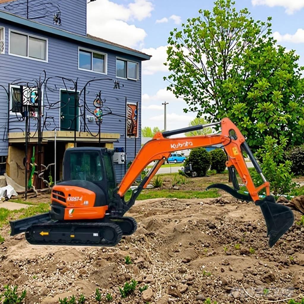 Kubota KX057-4 Мини екскаватори < 7 т
