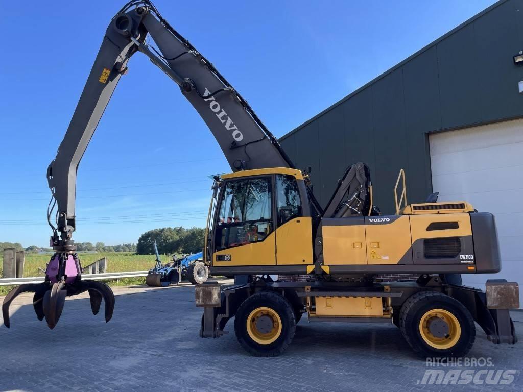 Volvo EW 210 MH Оператори на отпадъци/индустрия
