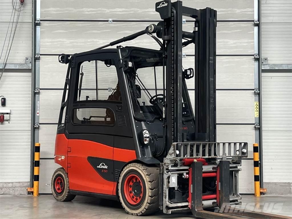 Linde E50HL-01 / 600 Електрически вилични кари-повдигачи