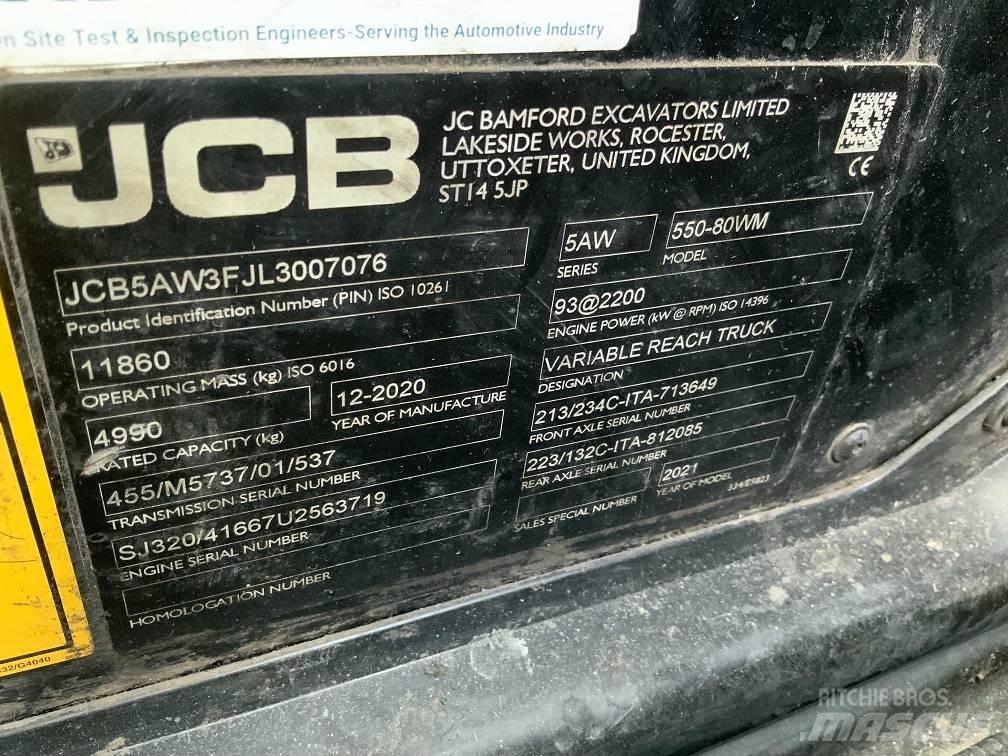 JCB 550-80 Телескопични товарачи