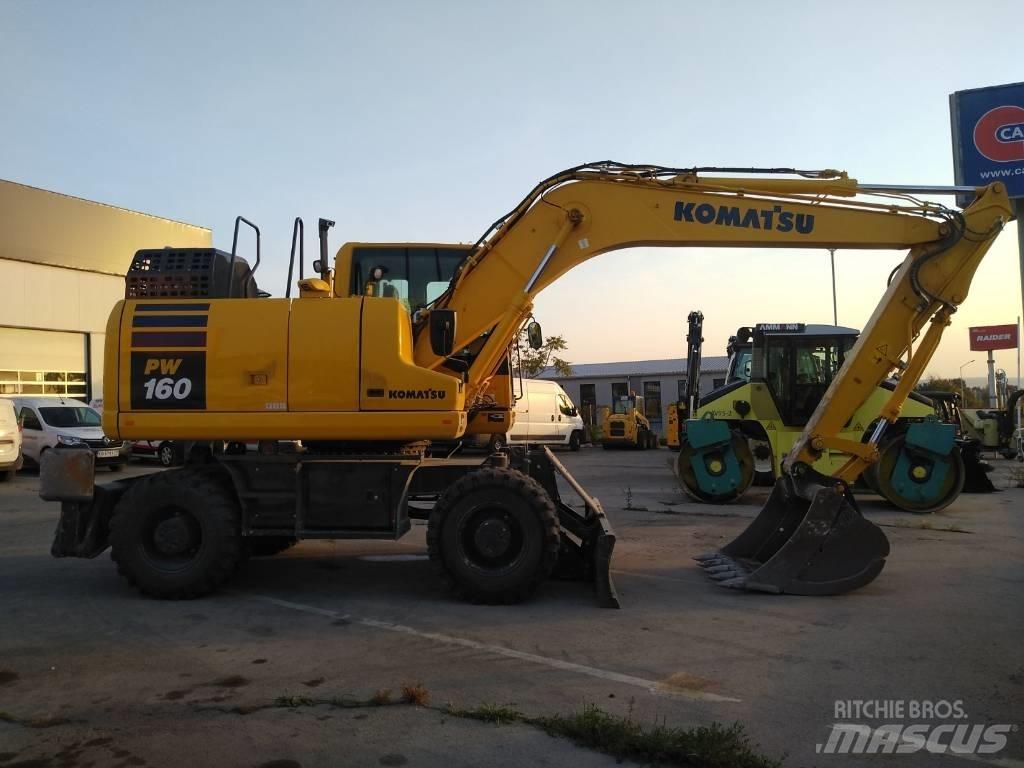 Komatsu pw160-11 Колесни екскаватори
