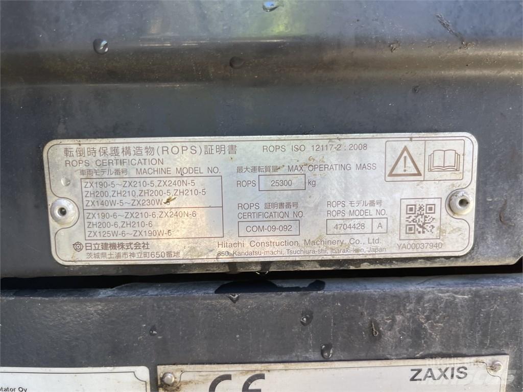 Hitachi ZX 210 LC-6 Верижен екскаватор