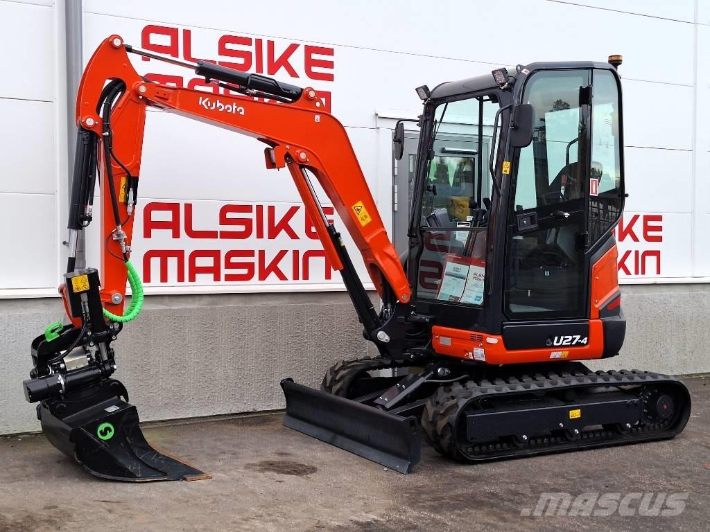 Kubota U 27-4 Мини екскаватори < 7 т