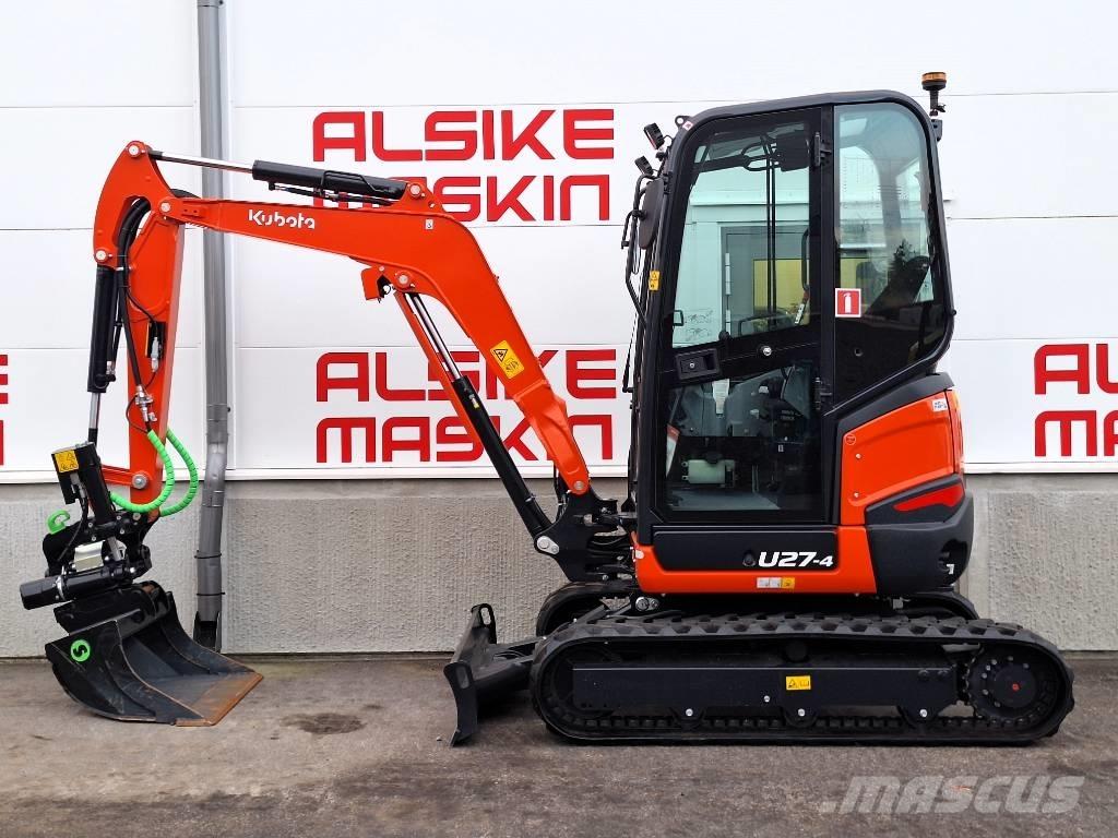 Kubota U 27-4 Мини екскаватори < 7 т