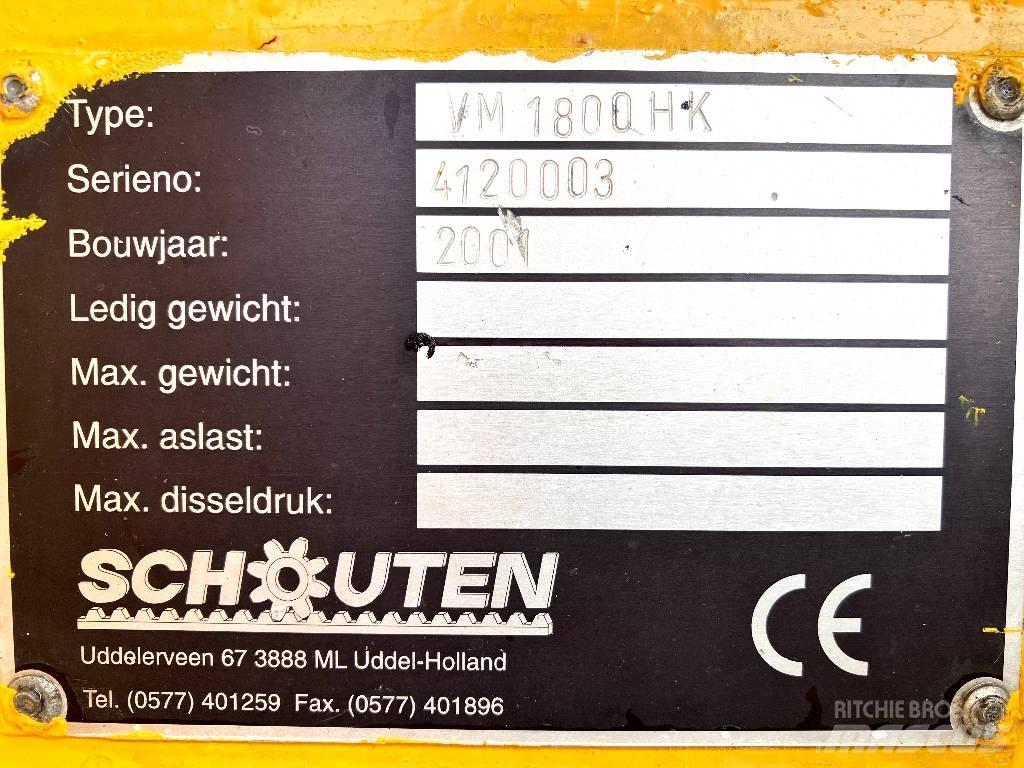 Schouten VM 1800 HK Автоматични метачки с четки