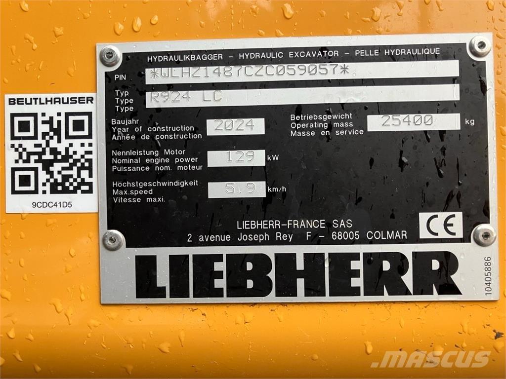 Liebherr R924 Верижен екскаватор