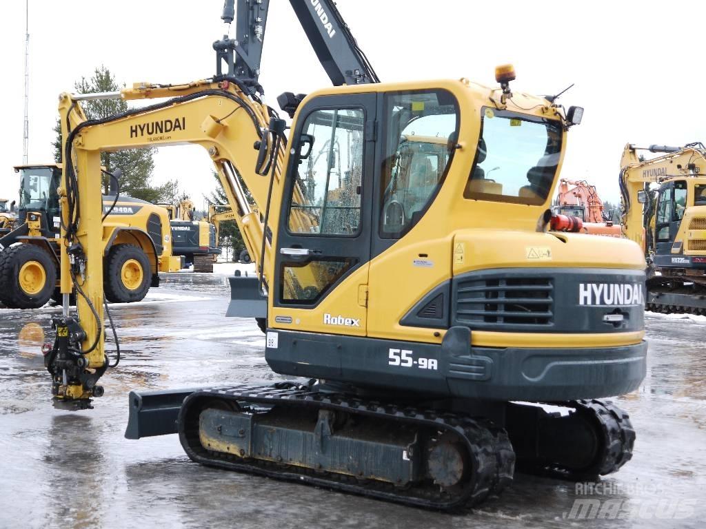 Hyundai R 55-9A Мини екскаватори < 7 т