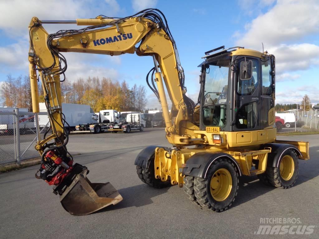 Komatsu PW 98 MR-6 Колесни екскаватори